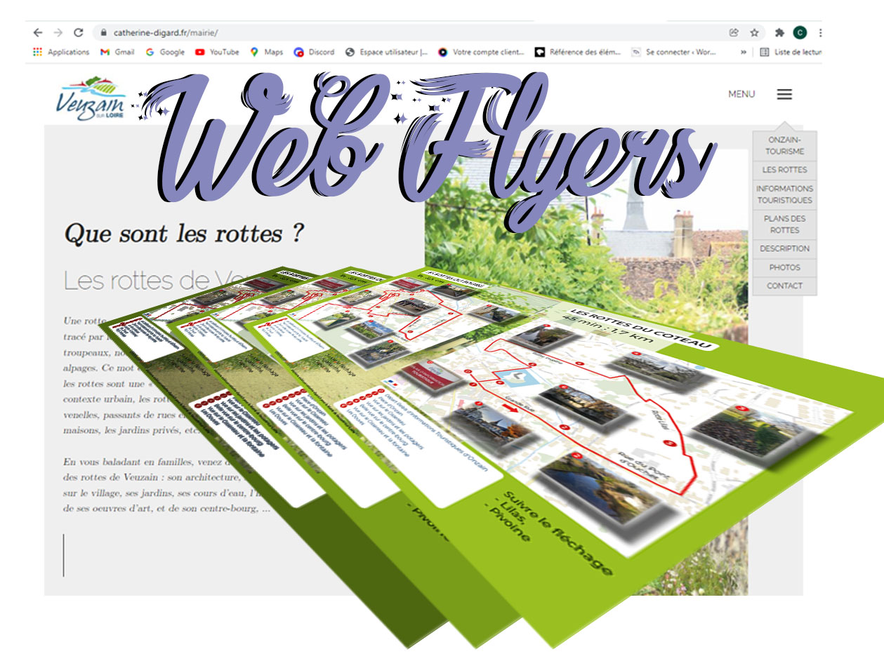 Site et flyer des Rottes « Mairie de Veuzain-sur-Loire »